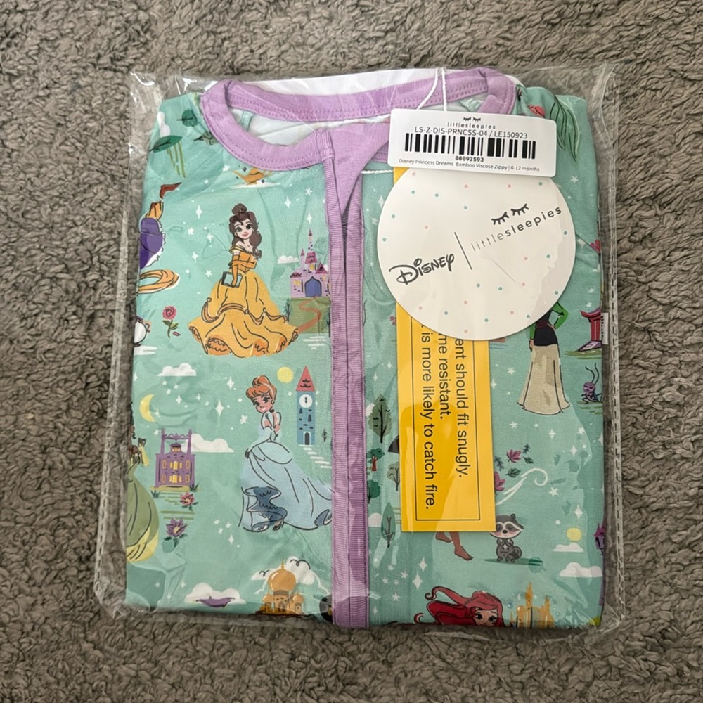 NIB Little Sleepies Princess Pajamas